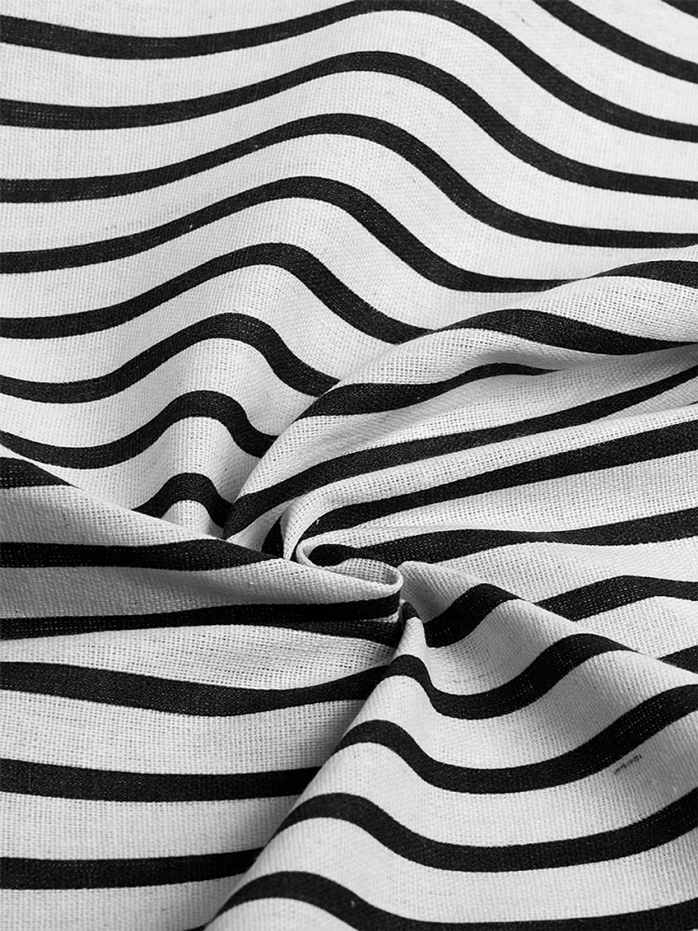 Льняная ткань 140 г/м², 150 см / 3 метра, TBY.DJ.13-1-3, цв.черный