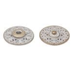 Кнопка пришивная металл ⌀23.0 мм, металл, White, уп.10 шт