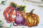 Набор для вышивания нитками МП Студия (Жар-птица), Рукодельные тыквы 15х21 см