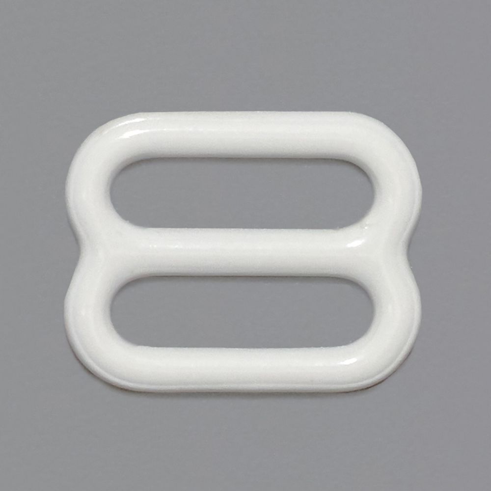 Рамки-регуляторы для бюстгальтера металл 14.0 мм, белый, 100 шт