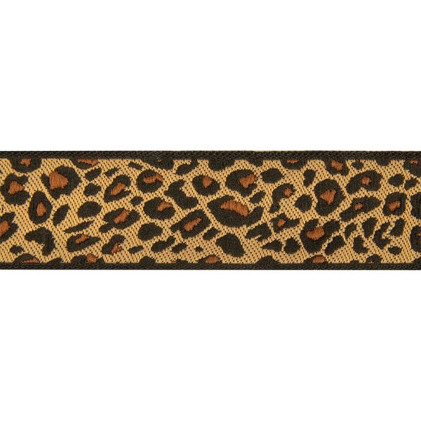 Лента (тесьма) жаккардовая 25.0 мм / 10±0.5 метров, коричневый, Gamma TRJ-96