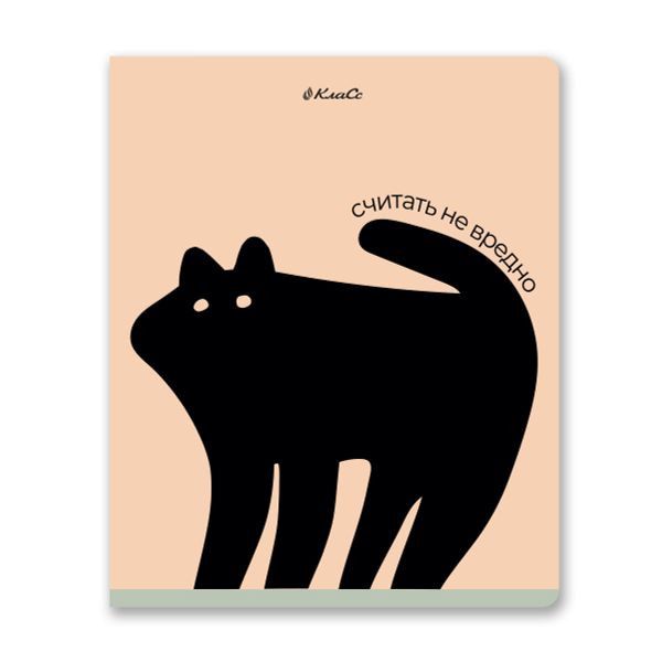 Тетрадь ученическая общая, софт-тач ламинация, A5+ 48 л. на скобе 65 г/м², белизна 100%, 10 шт, клетка в термоусадочной пленке, 000749 Мечтать не вредно, Светоч 48ТЕТк-006