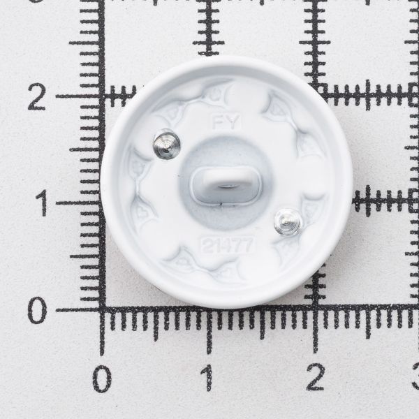 Пуговицы на ножке 36L=23 мм, металл, GD.White (золото-белый), 10 шт, MP13