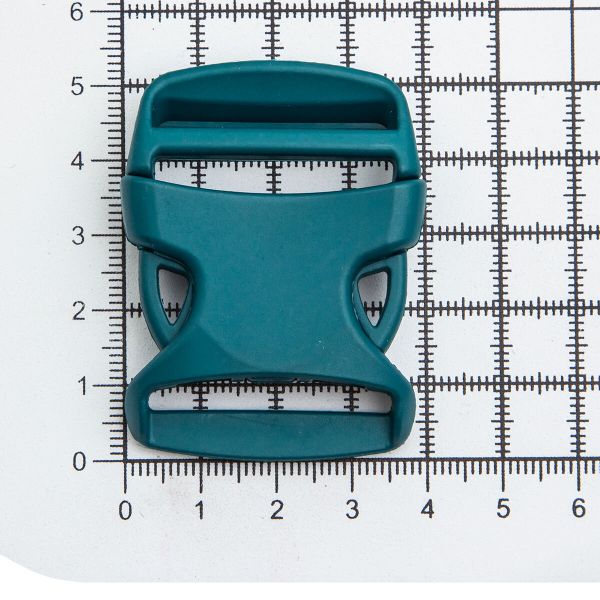 Фастекс (пряжка трезубец) пластик 30 мм, 50 шт, 77 зеленый