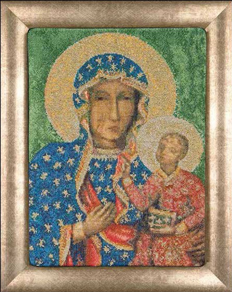 Thea Gouverneur, Ченстоховская икона Божией Матери, 22х30 см /TOS/