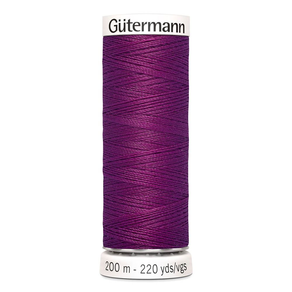 Нитки универсальные Gutermann Sew-all, 200м, 718 фиолетовая фуксия, 1 катушка