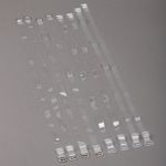 Набор бретелей для бюстгальтера 10 мм, TBY.0T105 цв.прозрачный матовый, глянцевый уп 4 пары