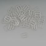 Рамки-регуляторы для бюстгальтера пластик 12.0 мм, 50 шт, прозрачный