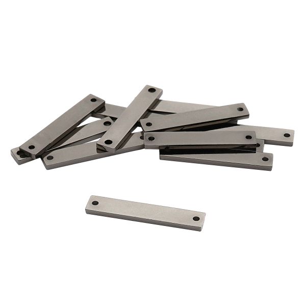 Украшение пришивное 25 мм, металл, олово (черный никель), МТ_1711, 12 шт