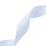 Лента репсовая (в рубчик) 25.0 мм, 130 св.голубой, уп.18,28 м