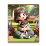 Тетрадь ученическая общая, глянцевый сплошной лак A5+ 48 л. на скобе 65 г/м², белизна 100 %, 10 шт, клетка, 01114 Микс-Чудное мгновенье, Светоч Т71