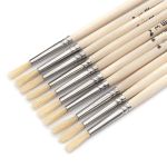 Кисть щетина школьная круглая №3,10 шт