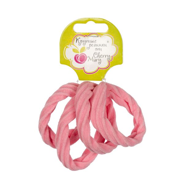Набор резинок для волос R6026, 20 шт, №02 розовый, Cherry Mary R6026