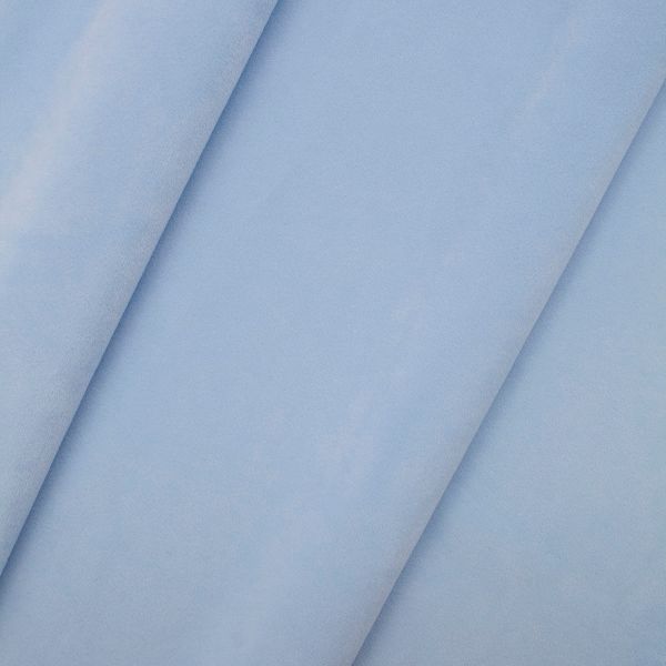 Бархат на трикотажной основе 59х50см, 143 голубой