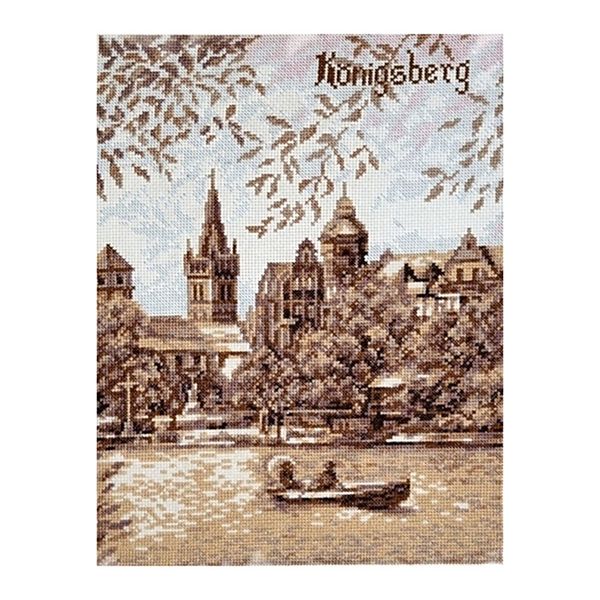 Набор для вышивания Палитра Замковый пруд 21х27см, 08.033