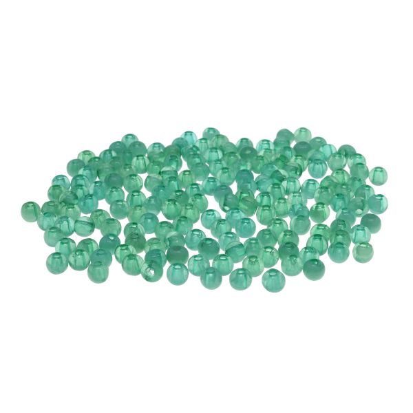 Бусины пластик ⌀4 мм, полупрозрачные, 20 г, 600±20 шт, Astra&Craft, 040 оливковый