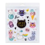 Термотрансфер 22х20.6 см, M-916 коты, микс, 1 шт, Gamma M №09