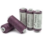 Нитки швейные бытовые Bestex 40/2, 365 м (400 ярд) / 10 кат., 299 темно-сиреневый