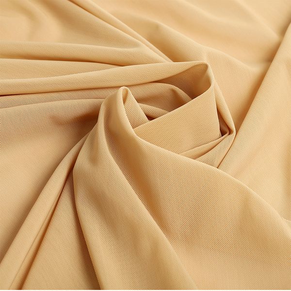 Сетка бельевая эластичная утягивающая 190 г/м², шир.152 см / 1 метр, OLG008 цв.бежевый (15-1214 TCX) /WB.OLG008.15-1214.1/