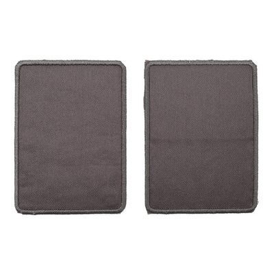 Термоаппликация Прямоугольник 7,5х5,5см, уп., 2 шт, цв.серый