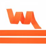 Резинка бельевая (окантовочная) матовая 15.0 мм / 1000 метров, оранжевый неон A3409