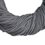 Шнур плетеный ⌀4.0-5.0 мм / 100 метров, 012 серый