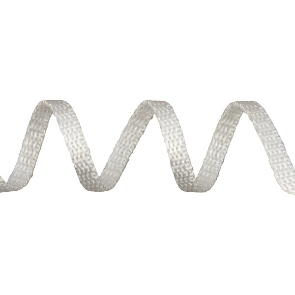 Стропа (ременная лента) 5 мм / 25 метров, толщ. 1.25 мм, [5.6 г/пог.м], 100% п/п, рис.9688, белый, Gamma С3857Г17