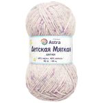 Пряжа Astra Premium (Астра Премиум) Детская мягкая цветная / уп.4 мот. по 50 г, 150 м, 01 принт