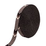 Стропа (ременная лента) 38 мм / 45.72 метра, [38.82 г/пог.м], с принтом 2-сторонняя, D159 коричневый/бежевый, 3Al354