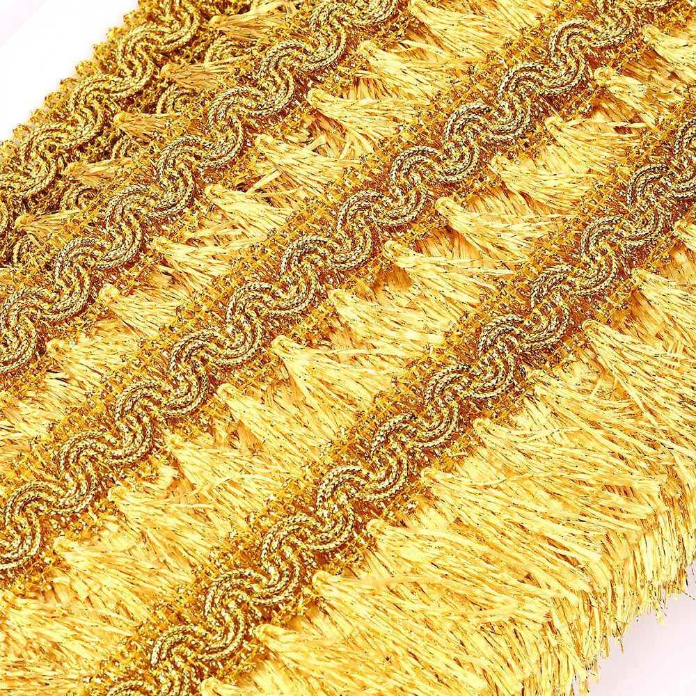 Тесьма отделочная 45 мм / 13.71 метров, TBY 914 цв.золото