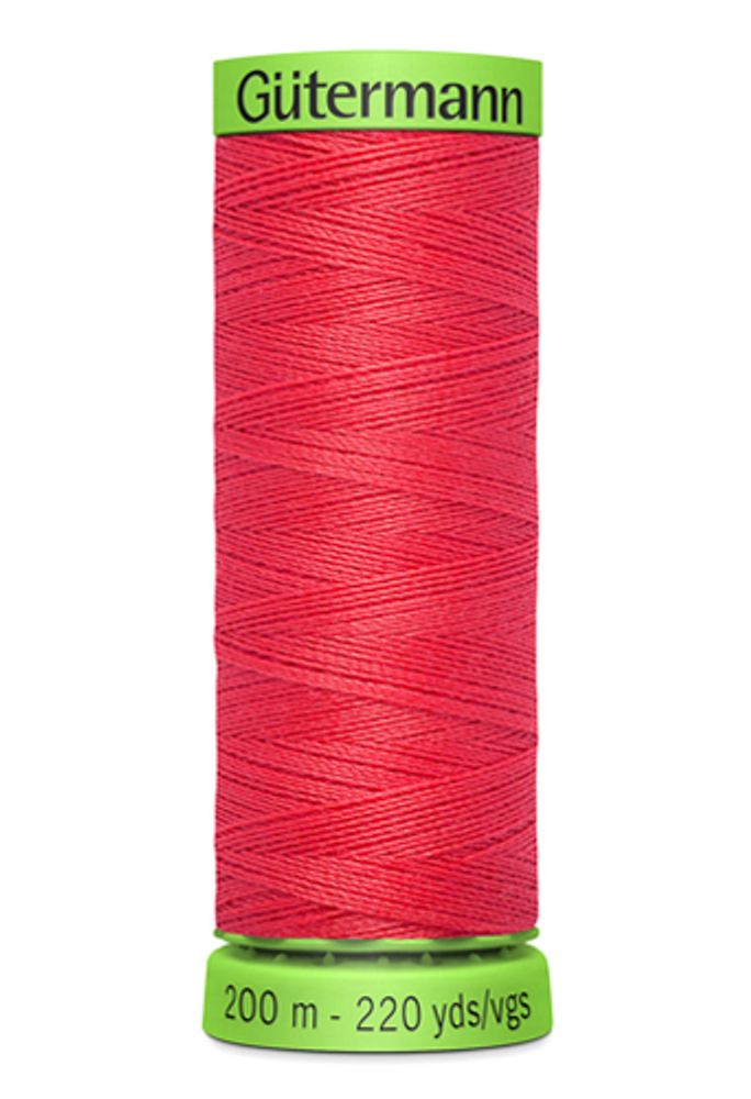 Нитки для тонких тканей Gutermann Extra Fine 150, 200м, 016 красный коралл, 5 катушек /TOS/