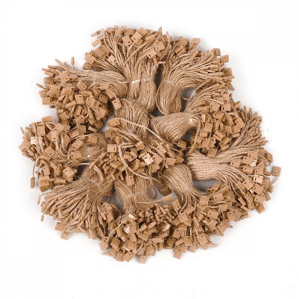 Биркодержатели пломба пластик 15см джут (уп. ≈1000 шт)