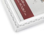 Рамка для картины (фото) пластик с оргстеклом 21х30 см, белый, Gamma ПРК-21