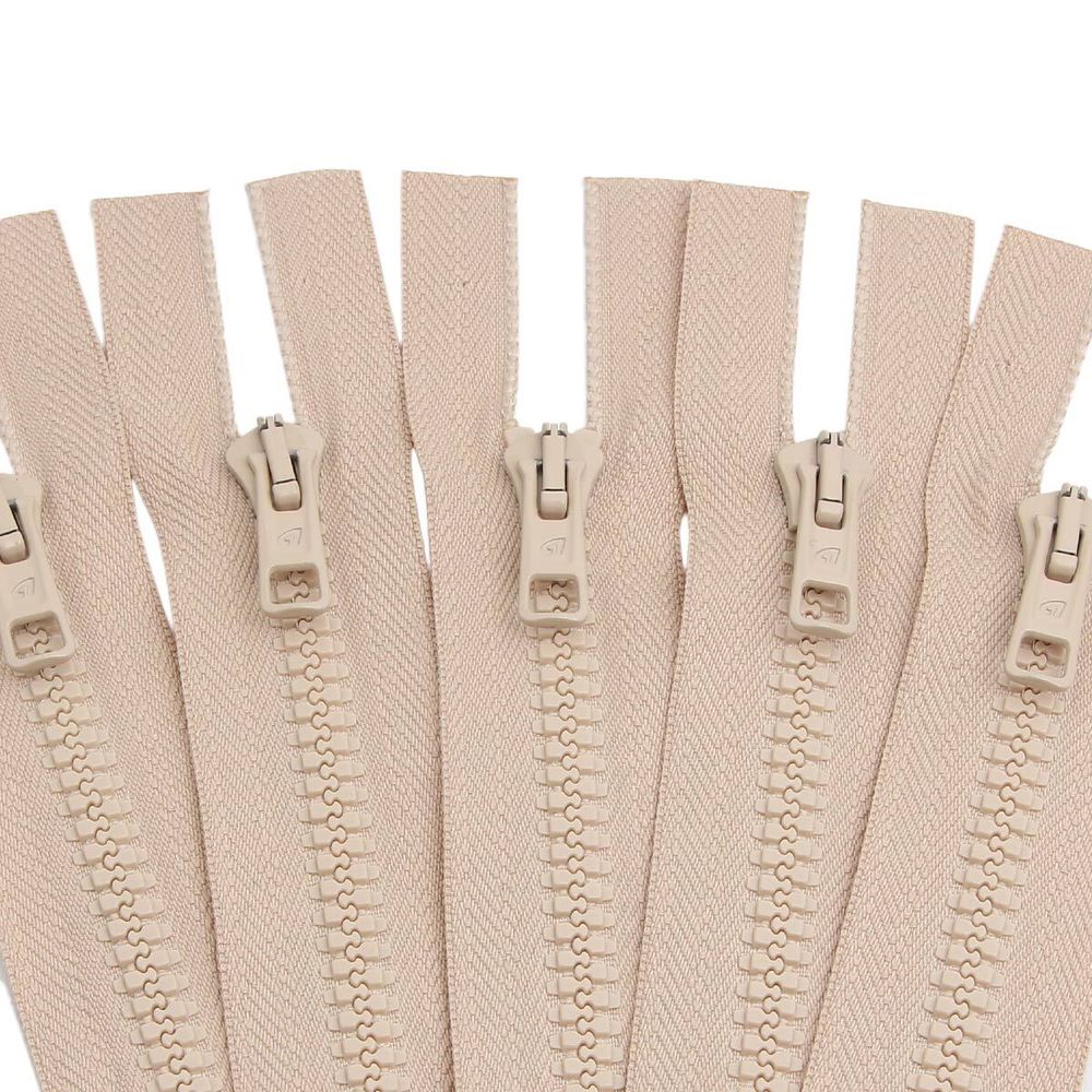 Молния трактор Arta Т6 (6 мм) 1 зам., разъем., 50 см, цв. 105 св.бежевый, уп.5 шт