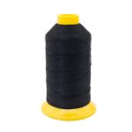 Нитки филаментные 420D/3, 1500 м, 100% п/э, Астра, 9020 черный