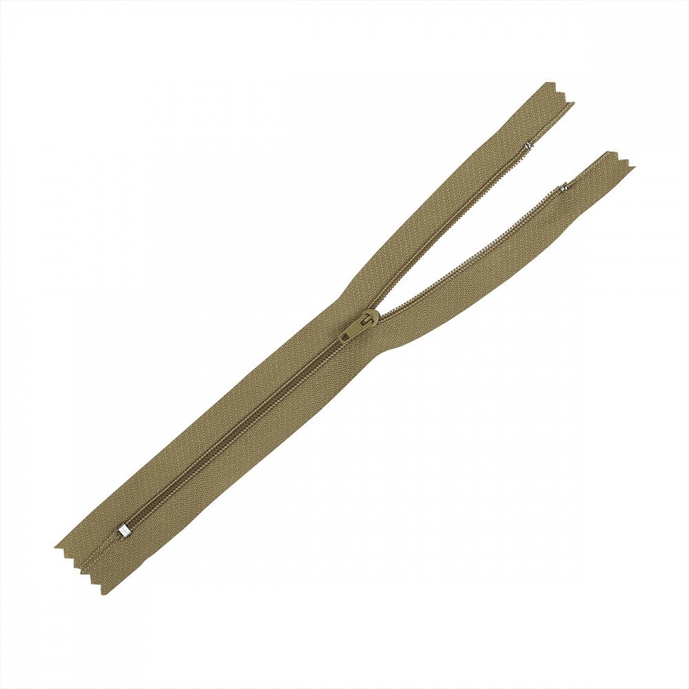 Молния спираль (витая) юбочная Т3 (3 мм) 1 зам., н/раз., 18 см, цв.F128 (127) бежевый уп.100 шт, Mzip Молния спираль (витая) юбочная Т3 (3 мм) 1 зам., н/раз., 18 см, цв.F128 (127) бежевый уп.100 шт, Mzip