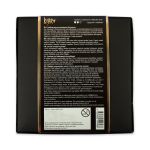 Набор для вышивания бисером Klart, серьги круглые Черно-белый орнамент, 3,5х4 см