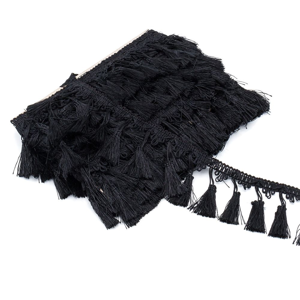 Бахрома отделочная 115.0 мм / 10 метров, с кистями, (115), 878