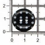 Пуговицы детские Горошек 28L (990 черно-белый) Q7125-FSS, 72 шт