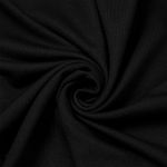 Футер 2-нитка петля поливискоза стрейч 220 г/м², 160 см / 3 метра, ФУТ2Х.TBY.ПЭ-ВИС.ЧЕР.3, цв.черный