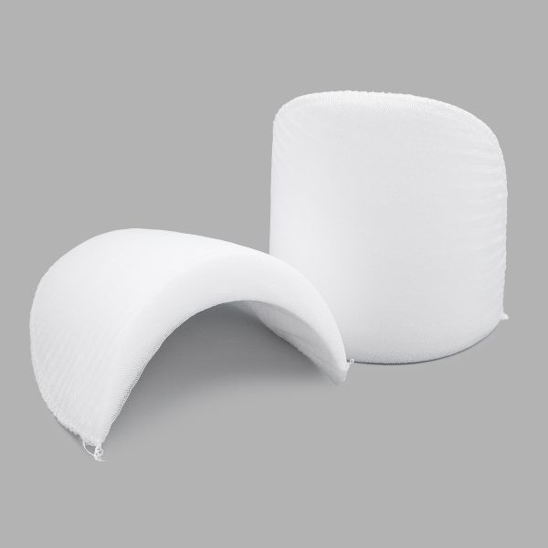 Плечевые накладки (подплечники) втачные твердые 120х175х20 мм, белый, ВТ-20, 50 пар