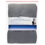 Флис 2-сторонний 280 г/м², 150х160±5 см, серый/grey, Gamma FG-005N