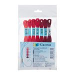 Мулине Gamma набор Спектр, цв.cherry, 7 мотков по 8 метров