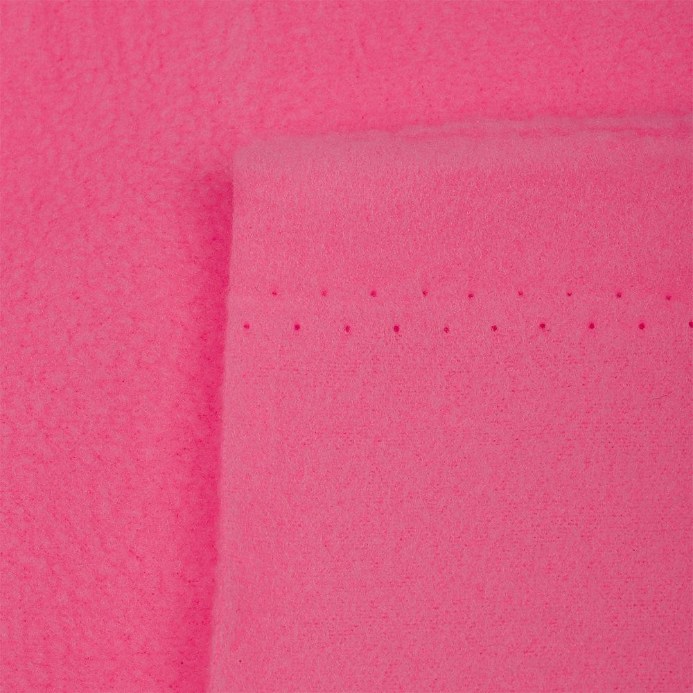 Флис 2-сторонний 190 г/м², 150 см / 10 метров, TBY-0059-933 цв.933 яр.розовый