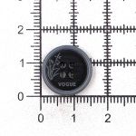 Пуговицы 4 прокола 24L (15мм), (Gray2 (серый2)), 36 шт