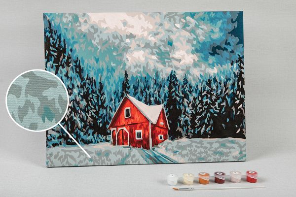 Картина по номерам Фрея, В окружении леса, 40х30 см