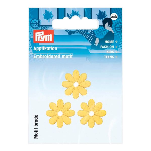 Термоаппликация Цветы малые жел, Prym