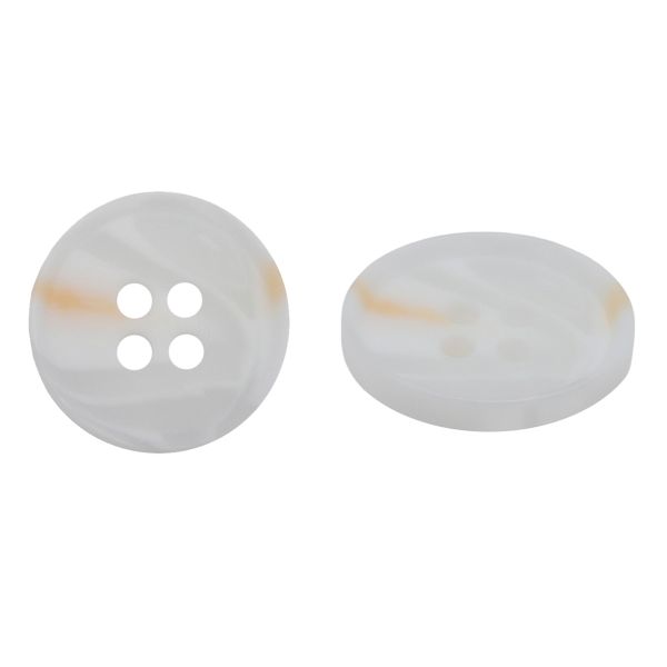 Пуговицы 4 прокола 28L=18 мм, col. D белый, 72 шт, CN2833