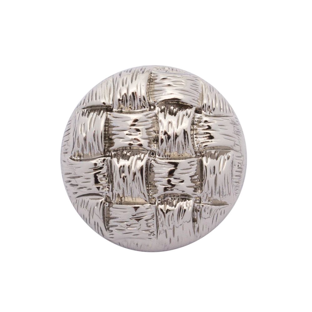 Пуговицы на ножке 28L=18 мм, металл, M.Silver (матовый серебристый), 10 шт, MP03