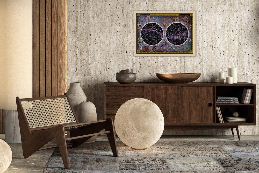 Пазл деревянный Звёздный путеводитель 450 элементов, Фрея PZLD-002